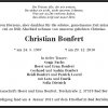 Bonfert Christian 1987-2010 Todesanzeige